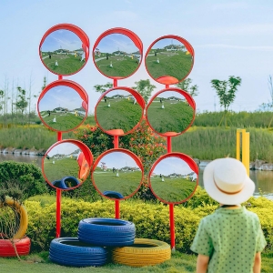 網紅打卡  凸面反光鏡